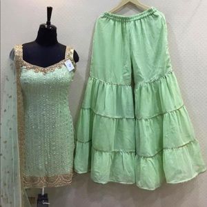 Indian outfit - sharara suit